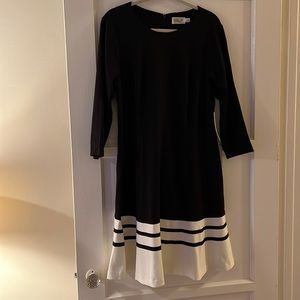 Eliza J, Black & White Spandex Dress